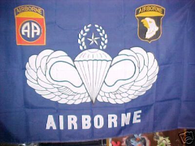 82ND AND 101ST.AIRBORNE DIVISON FLAG  