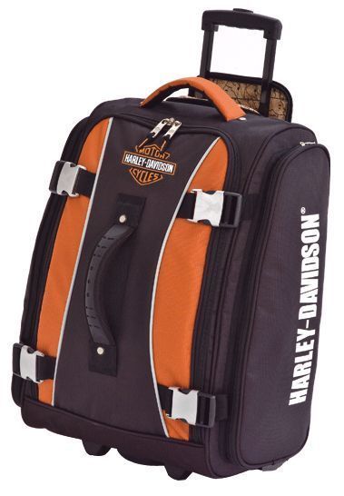 HARLEY DAVIDSON® 21 x 14 x 9 WHEELING HYBRID LUGGAGE BAG 99620 