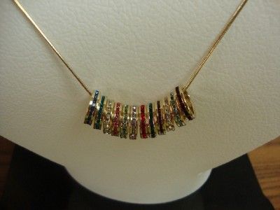 Gold Birthstone Necklace Mothers ring Necklace  