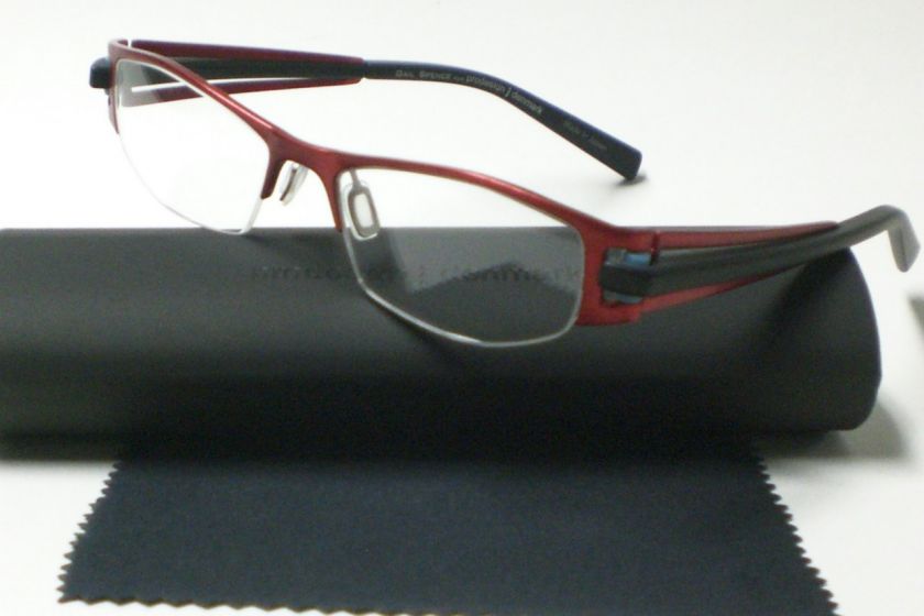 PRODESIGN PD 9909 AUTH EYEGLASSES BLACK RED 4031 s 51  