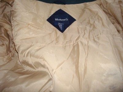 Mens preowned Wentworth navy jacket, size large.