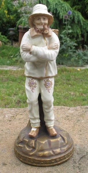 ERNST WAHLISS Turn Wein AUSTRIA Fisherman Figure  