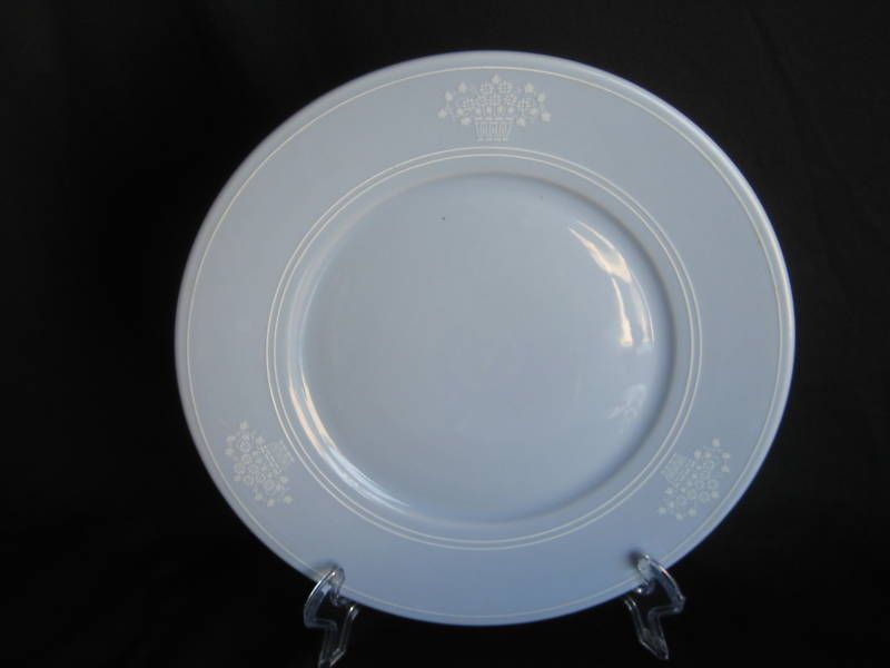 Bauscher Weiden Blue and White Basket Salad Plate  