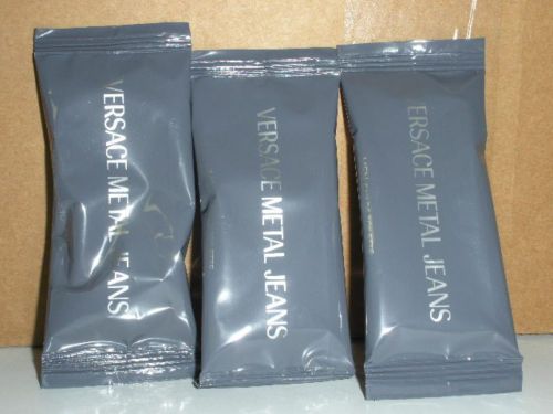 Versace metal jeans eau de toilette 3 vials  