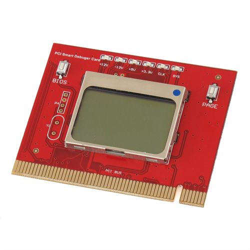 LCD PCI PC Computer Analyzer Tester Diagnostic Card  