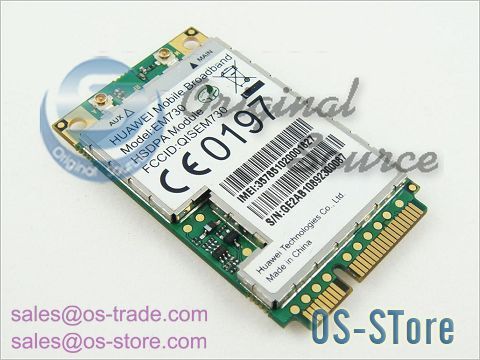 HuaWei EM730 3G WWAN GSM WCDMA Mini PCIe WLAN Card HSPA  