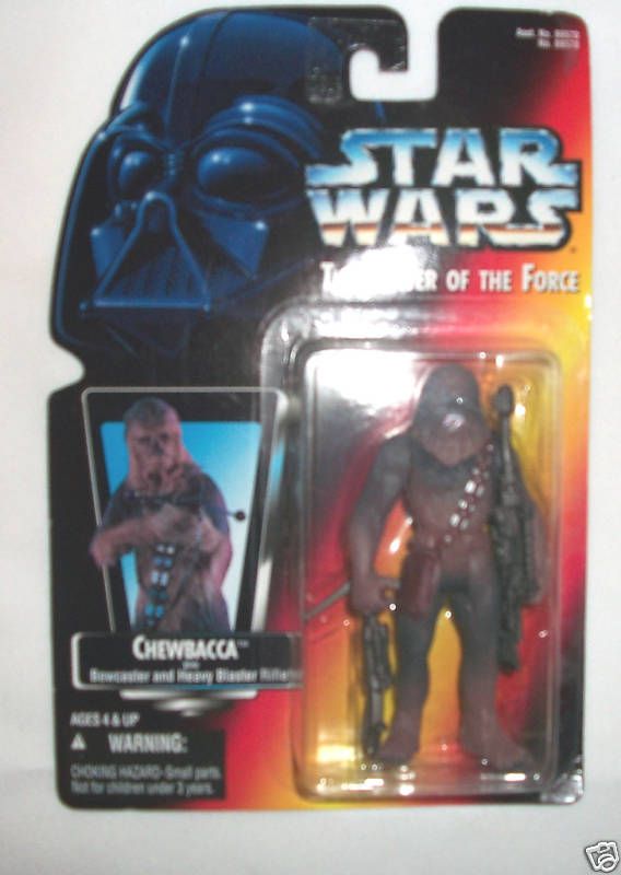 New 1995 Star Wars Power Of The Force Chewbacca Figure  