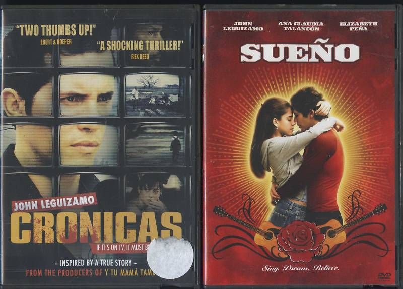 Sueno, Cronicas  John Leguizamo 2 DVDs  