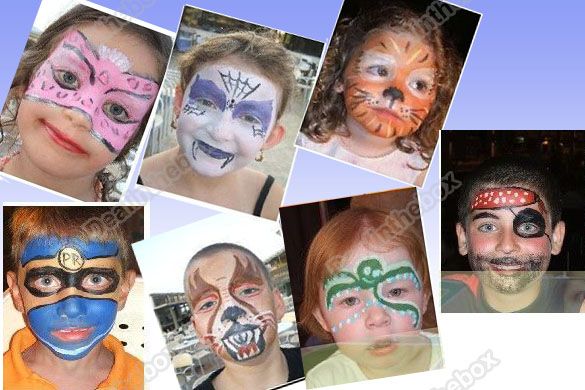   Cosplay Pack Fun Face Paint Painting Kit Kids Makeup Set Fashion