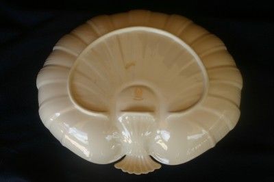 Lenox 1 Piece Chip and Dip Aegean Pattern Shell Shaped  