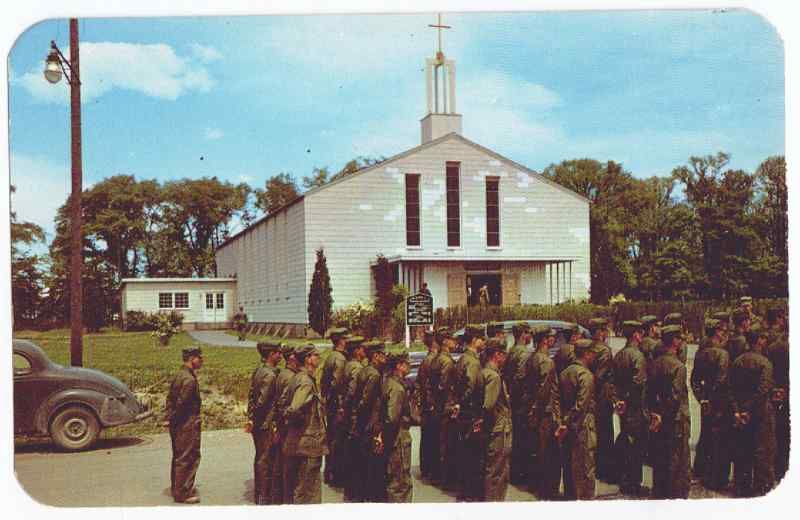 Geneva, NY, Postcard, Sampson Air Force Base, Military  