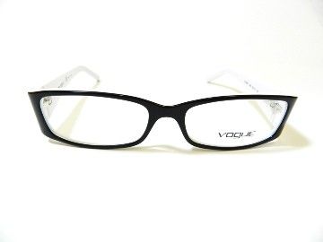 VOGUE EYEGLASSES VO 2593 1306 BLACK WHITE OPTICAL NEW  