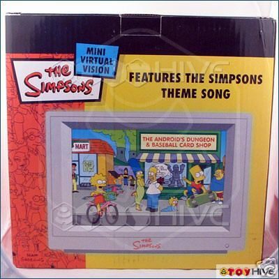 Simpsons Mini Virtual Vision Collectible NIB  