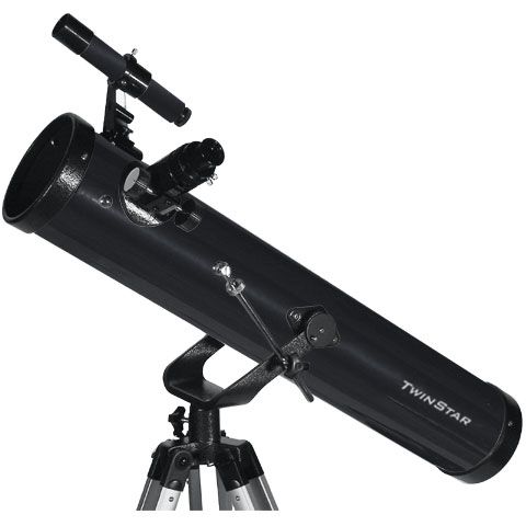 New Black 3 Reflector Telescope 4 Space w Tripod  