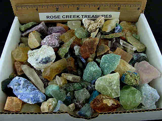 These collections contain 1 pound of natural mixed gemstones and 