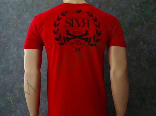 Silver Star Anderson Silva UFC 117 tee red Sz XXL  