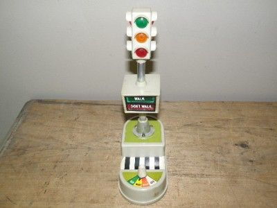 Marx Vintage Battery Operated Traffic Stop Light in good used working 