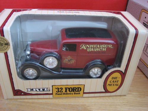 1991 ERTL 1932 FORD TRUCK ANHEUSER BUSCH BANK.NIB  