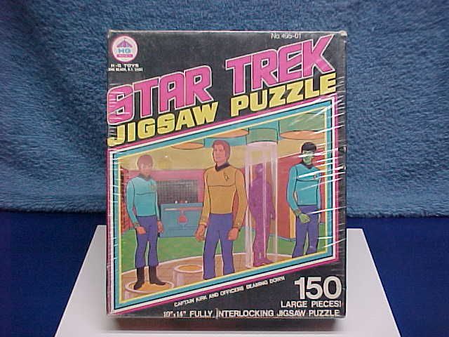 ANIMATED TV CARTOON STAR TREK PUZZLE SEALED 1974  