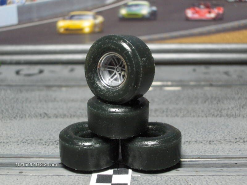 URETHANE SLOT CAR TIRES 2pr fit 1/32 Cox Cheetah  