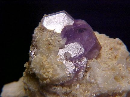 CLASSIC PURPLE Apatite Crystal HARVARD QUARRY, MAINE  