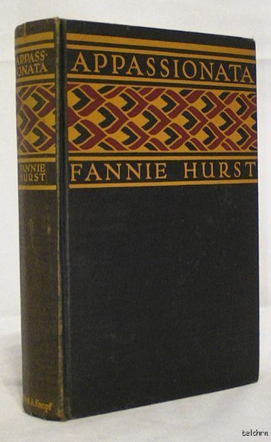 Appassionata   SIGNED Fannie Hurst   1st/1st   1926   Ships Free U.S 