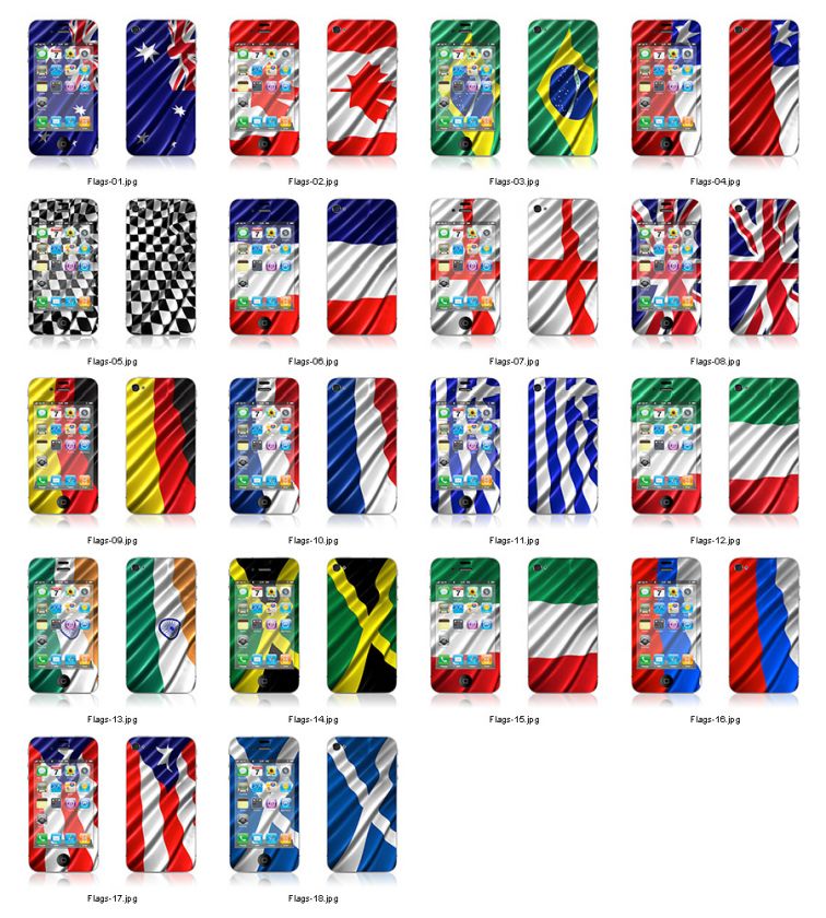 Apple iPhone 4S Protective Skin Decal Cover Super Cars Images 100s of 