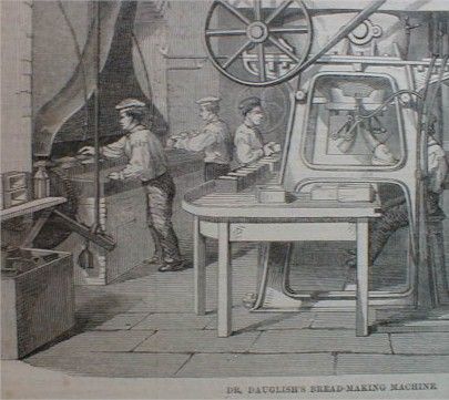 Bakery   Bread Making Machine 1860 Illustrated News  