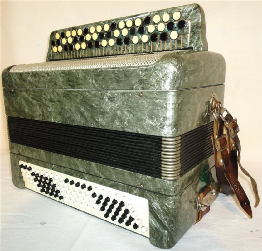 Nice Russian Soviet Tulskiy TULA Button ACCORDION BAYAN  