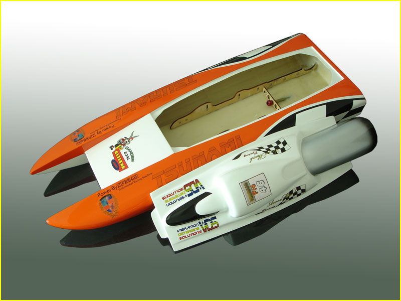 Arrow Shark 41 Tsunami Cat Hull (2010 Painted Version)  