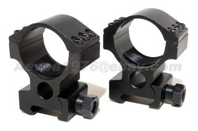 Six Bolts 30mm See Thru Scope Weaver Mount Rings #M3006  