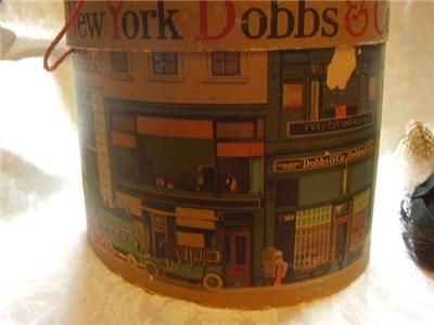 Old 1930s DOBBS CO Fifth Avenue New York Womens Felt HAT & ORIGINAL 