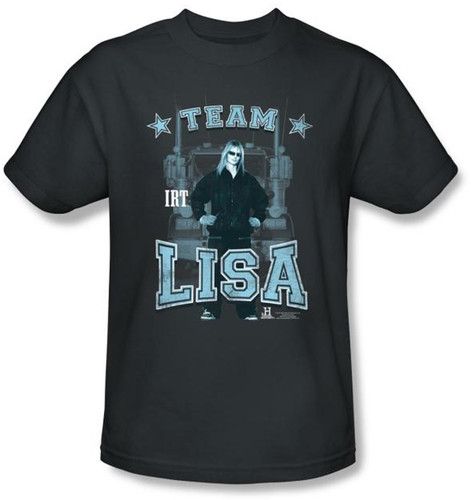 Ice Road Truckers Team Lisa Charcoal Youth Kids T Shirt  