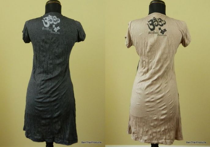 The below pictures show the back side of the dress.