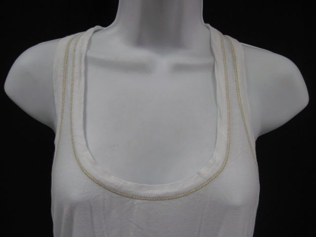 ZARA COLLECTION White Tank Top Sz L  