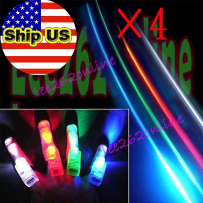 LED Finger Flash Light Show Party Graffiti Painting  