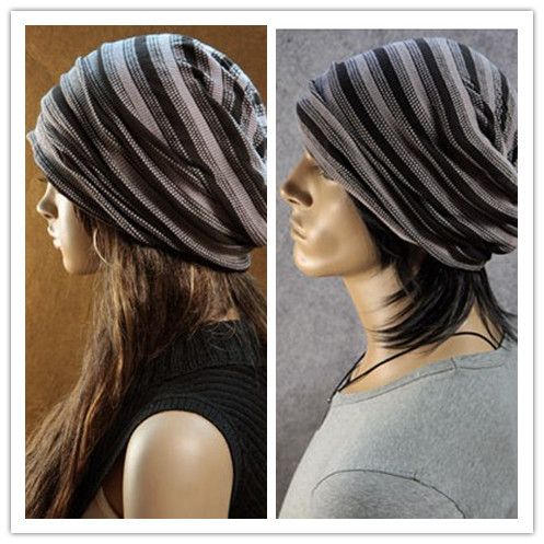 H1 Fashionable Women Soft Headwear Beanie Cap Scarf Headband Babushka