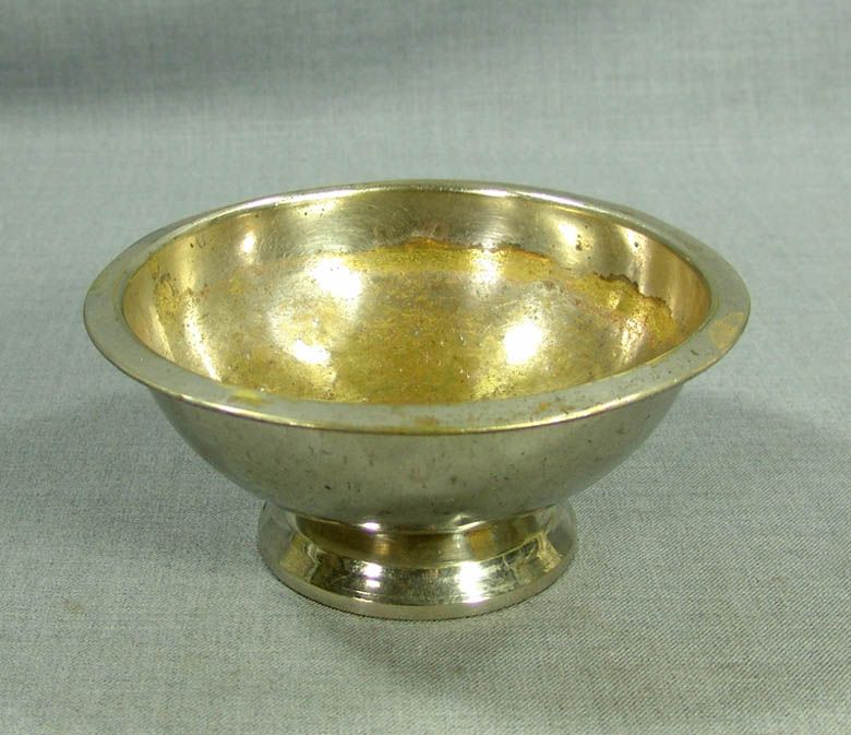 1896 IMPERIAL RUSSIAN BRASS TEA SAMOVAR DRIP BOWL DISH  