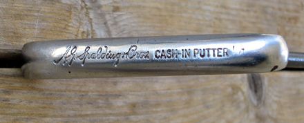 Vintage A. G. Spalding Bros. Cash In Putter  