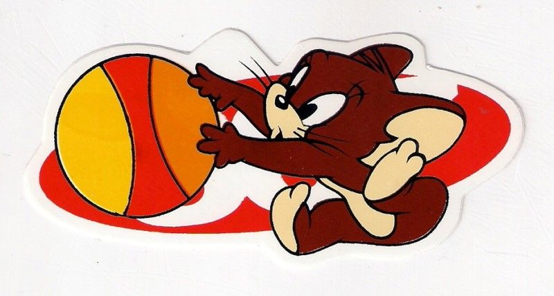 N39 TOM AND JERRY CARTOON MOVIE STICKER DECAL 2X4.5  