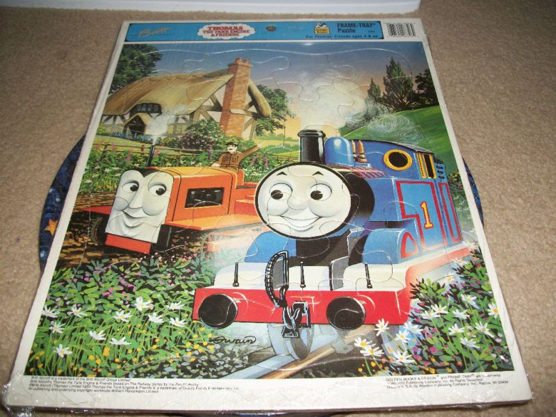 VINTAGE FRAME TRAY PUZZLE THOMAS THE TANK ENGINE BRITT  