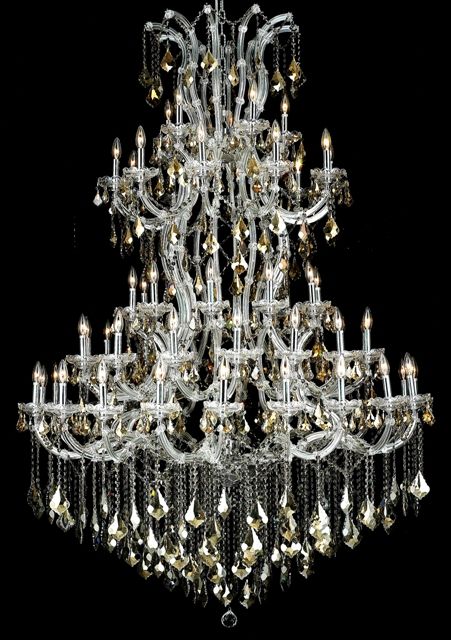 54 Maria Theresa Foyer Crystal Chandelier Golden Teak  