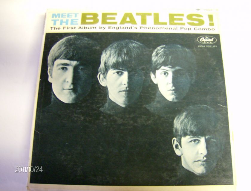 LP VINYL 1ST RECORD, MEET THE BEATLES, MCARTNEY STAR,LENNON,HARRISON 