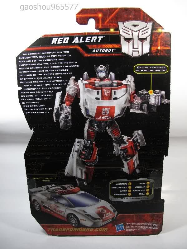 Transformers Generations Deluxe Class RED ALERT NEW  