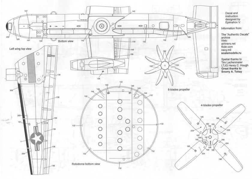 larger preview description item decal set grumman e 2c hawkeye pacific 