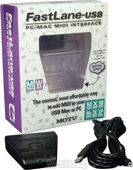 MOTU FastLane USB (2x2 USB MIDI Interface)  