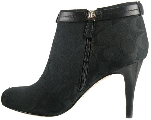 New. $198 Coach Bennett Women Ankle Boots Size 9.5 Black  