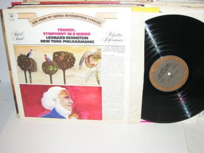 BERNSTEIN Franck Symphony In D Minor LP Columbia NM  