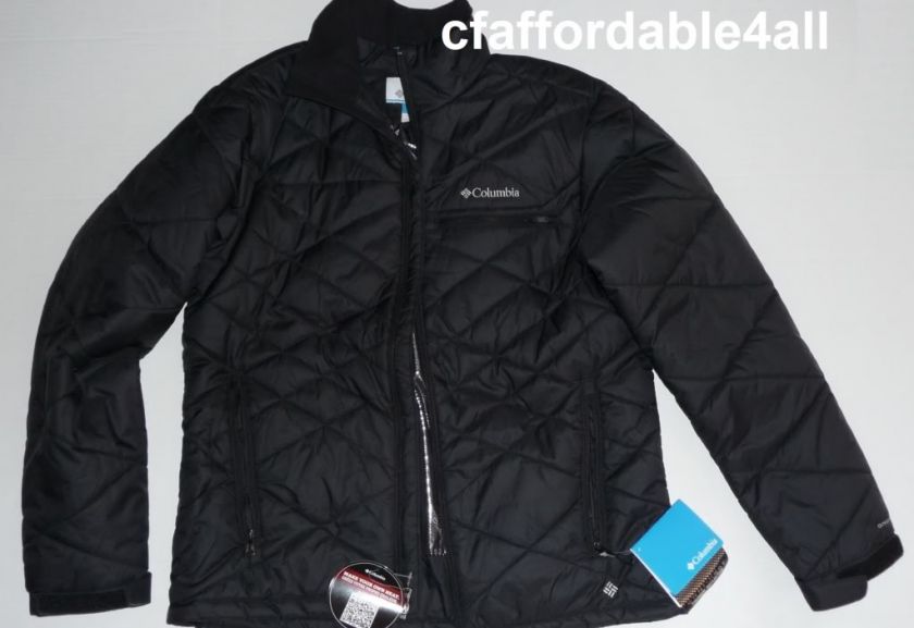 Columbia Mens Coup de Main Jacket Omni Heat Omni Shield BLACK LARGE 