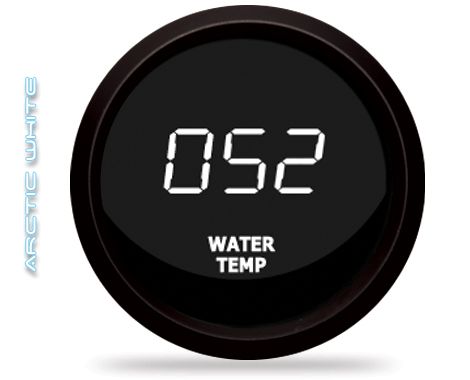 INTELLITRONIX DIGITAL WATER TEMPERATURE GAUGE in WHITE  